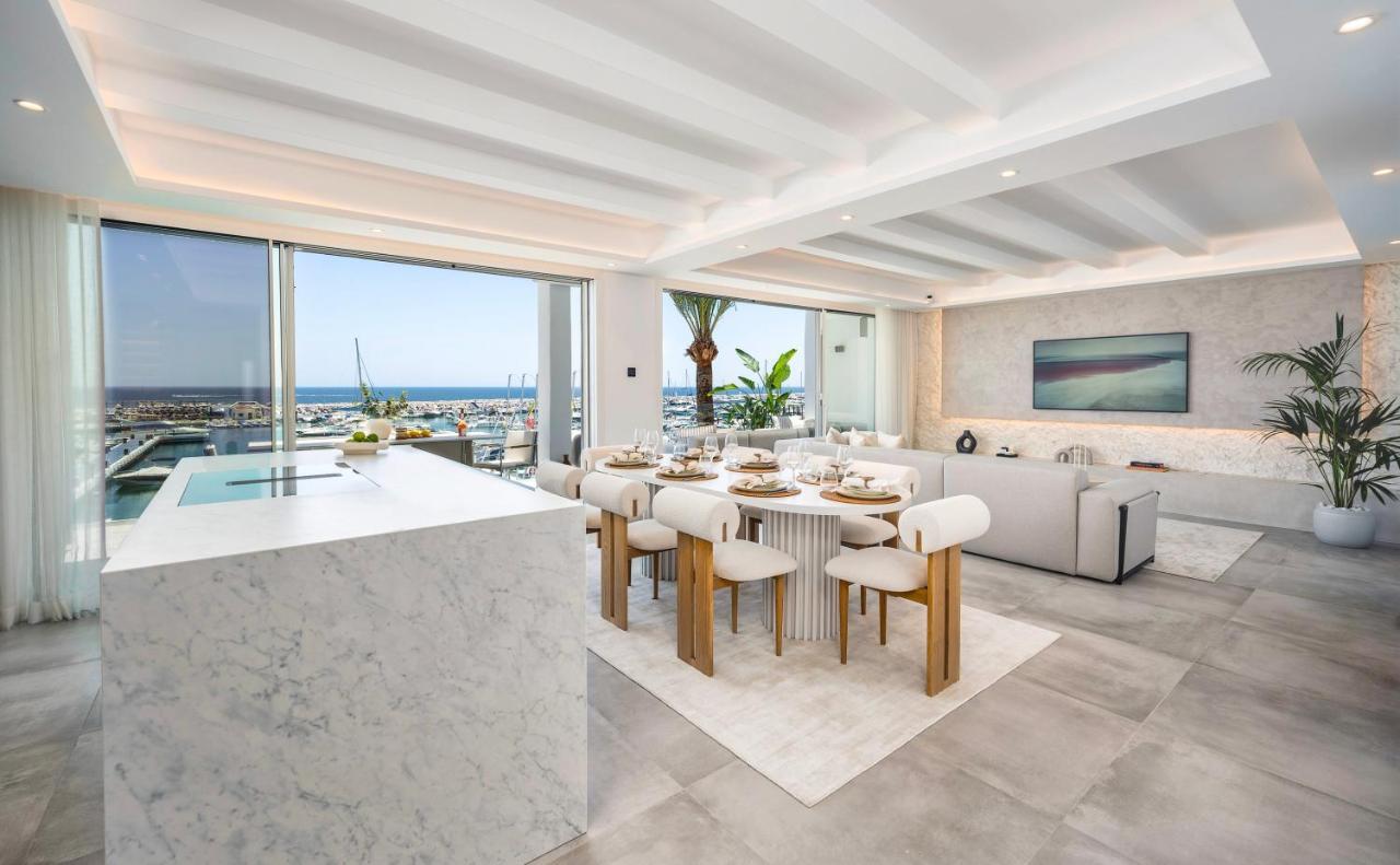 224 -Luxury Selection- Puerto Banus Marbella Front Line Duplex Penthouse Lägenhet Exteriör bild